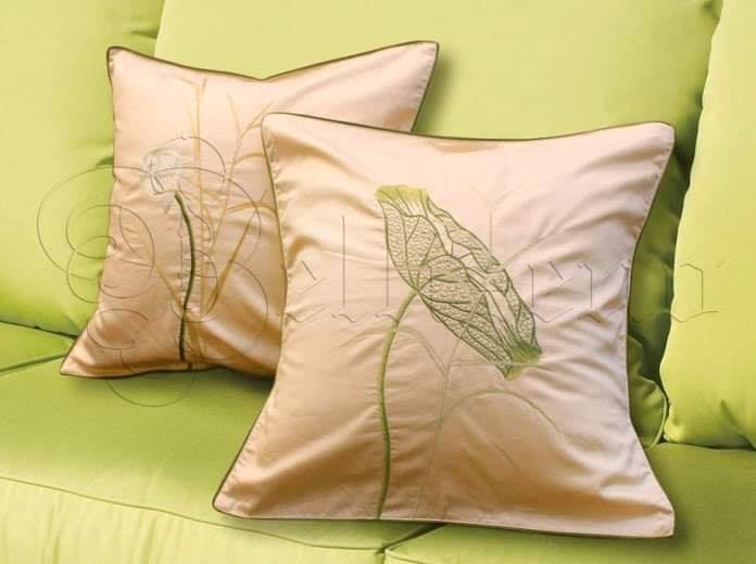 Hạ Liên vỏ gối sofa - kem